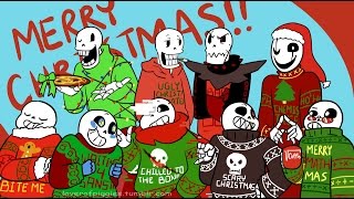 Christmas Party AU Movie Undertale Comic Dub [upl. by Nairolf173]