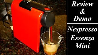 Nespresso by Delonghi Essenza Mini Review and Demo [upl. by Clifford118]