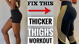 GET THICKER THIGHS AND CALVES BEGINNER LEG WORKOUT Results in 2 Weeks [upl. by Renny]