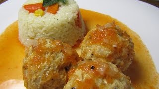 ALBONDIGAS DE POLLO ¡RECETA DELICIOSA [upl. by Dorca897]