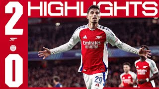 BIG CHAMPIONS LEAGUE WIN 🔥  HIGHLIGHTS  Arsenal vs PSG 20  Havertz amp Saka  UCL [upl. by Steffi]