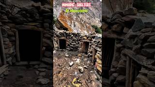 300 year old stone houses in mountains  Nomadic animal shelter rooms  Nangma valley kanday gaon [upl. by Marko]