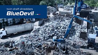 Zato  Alfa Recyclings Breakthrough with Zatos Blue Devil twin shaft Shredder [upl. by Mall769]