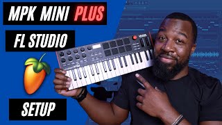 MPK Mini Plus FL Studio Setup  How to Use the Drum Pads for Finger Drumming [upl. by Irianat]