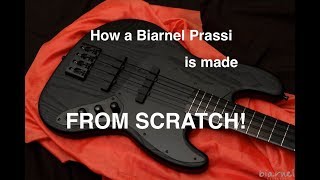 Biarnel Prassi Making a bass guitar from scratch [upl. by Poll]