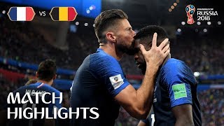 France v Belgium  2018 FIFA World Cup  Match Highlights [upl. by Ennire]