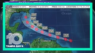 Tropical Storm Elsa Forecast spaghetti models [upl. by Tybi]