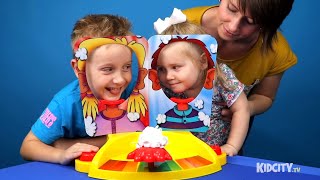 KidCity Plays the Pie Face Showdown Challenge [upl. by Iccir284]