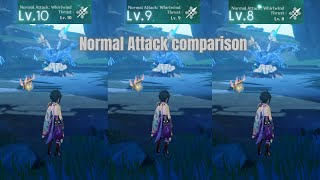 Normal Attack Comparison for Xiao “ very important “ and Xiao Build  Gension Impact [upl. by Lovich]