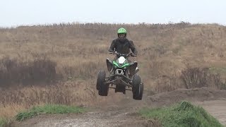 Enduro Krzeszowice Tor w Grojcu deszcz  quady w błocie [upl. by Krutz]