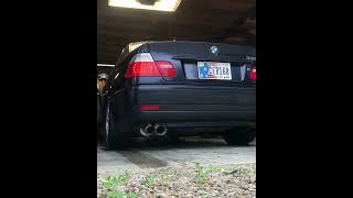 E46 330ci Corsa TSE3 CatBack Exhaust with Catless headers sound shorts [upl. by Sudderth]