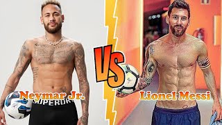 Lionel Messi VS Neymar Jr Transformation 2024★ Who is better [upl. by Schmitt]