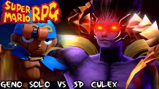 Geno Solo Vs 3D Culex Super Boss  Super Mario RPG REMAKE [upl. by Nessie]