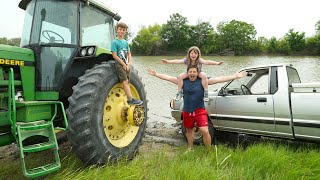 Playing with Mud and Finding Secret Toys Compilation  Tractors for kids [upl. by Alistair]