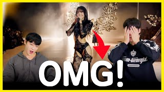 Korean react LISA  ‘MOONLIT FLOOR  VICTORIA’s SECRET fashion show 😱😍 [upl. by Orlanta588]