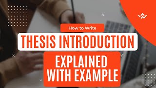 How to write Introduction chapter of thesis Explained with an Example Urdu amp Hindi [upl. by Carce]