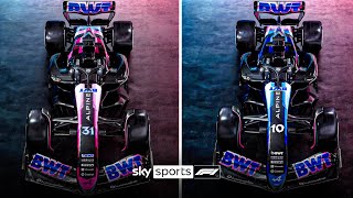 Alpine launch TWO liveries for 2024 car 💙🩷 [upl. by Cissej]