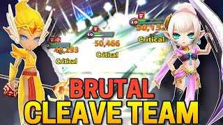 BRUTAL DMG Cleave Team in SL  Summoners War [upl. by Aknayirp]