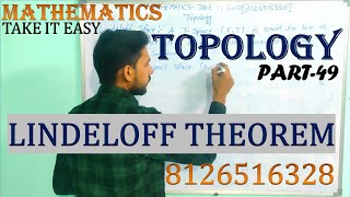 Lindeloff theorem LIndeloff space Topological space Mathematics for MscMA by Vibhor tyagi [upl. by Khalsa509]