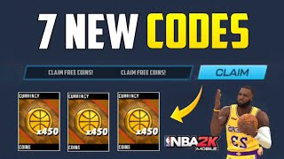 JANUARY⚡NBA 2K MOBILE CODES 2024  NBA 2K MOBILE REDEEM CODES 2024  CODE NBA 2K MOBILE [upl. by Anahpets]