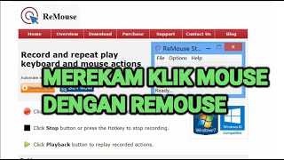 Cara Merekam Gerakan Mouse  REMOUSE [upl. by Eical]