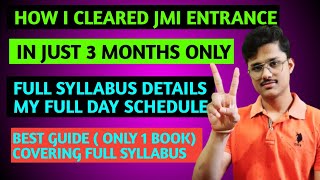 💯JMI ENTRANCE STRATEGY  JMI ENTRANCE GUIDE  JAMIA MILIA ISLAMIA ENTRANCE EXAM SYLLABUS jmi [upl. by Mclaurin778]