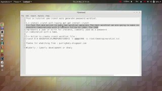 Make Wordlist with Kali Linux 20 Easy tutorial [upl. by Lange588]