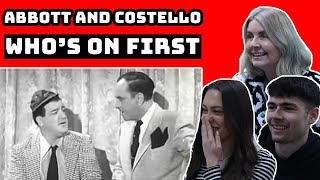 BRITISH FAMILY REACTS  Abbott and Costello  Whos On First [upl. by Anairol]