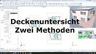 Deckenuntersicht via Schnitt generieren in Allplan [upl. by Alyce]