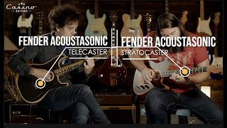 The American Acoustasonic Telecaster VS Stratocaster Jam [upl. by Camel]