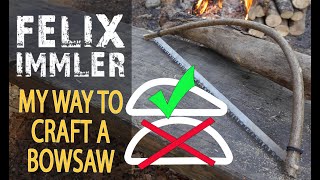 Best design for a improvised BOWSAW  Tips amp Tricks  How to bushcraft a bow saw the physics behind [upl. by Llarret]