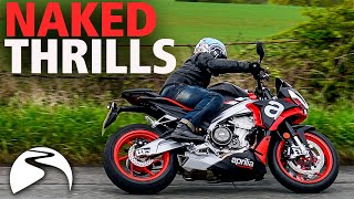 Aprilia Tuono 660 2021  UK REVIEW [upl. by Suiluj]