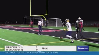 Highlights Meridian knocks off Highland 2114 in Pocatello [upl. by Ijic]