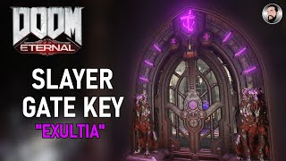 DOOM ETERNAL SLAYER GATE KEY LOCATION LEVEL 2 quotEXULTIAquot [upl. by Macey]