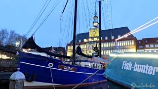 Emden Ostfriesland 2018 Weihnachtsschiffe am Emder Ratsdelft [upl. by Riannon]