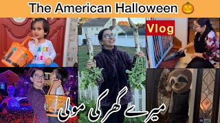 The American Halloween 🎃 Vlog  Desi Simple Family In America 🇺🇸  Full Day Routine With Toddler [upl. by Schoenberg]