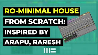 Rominimal House Track From Scratch Ableton Live Using Stock amp Max4live devices Part 1 [upl. by Savell]