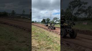 Renegade 1000 vs Brute Force 750 at The Atv Drag atvmoto racing dirt atv subscribe fyp ￼ [upl. by Igiul]