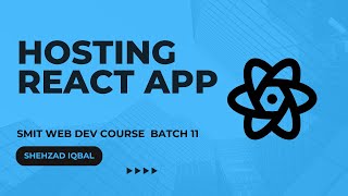 02 Building and deployinghosting React App Firebase Hosting [upl. by Sweatt]