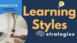 Learning Styles Strategies [upl. by Aniehs943]