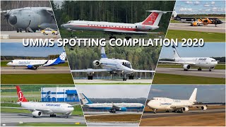 UMMS Spotting Compilation 2020 Minsk National Airport [upl. by Lehcim]