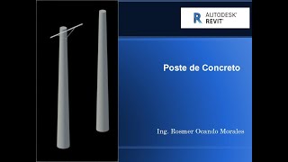 🚧POSTE DE CONCRETO para distribución energia eléctrica con REVIT💥 [upl. by Lambard]