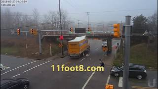 11Foot8 Bridge Crash Compilation 2018 [upl. by Roderich913]