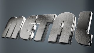 Make Epic Metal Text  Blender 42 [upl. by Demona]