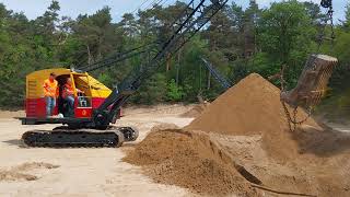 Dragline Ruston Bucyrus 22RBs at 2023 Higro show HarderwijkSeilbagger [upl. by Winterbottom138]