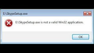 اسباب ظهور مشكلة Windows is not a vaild Win32 Application وحلها [upl. by Eelram153]