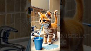 A small kitten vomited in a cup and was abandoned cat kitten cute story feat  Alexis Bennett [upl. by Bonnell21]