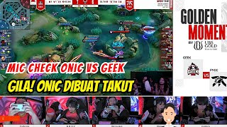 MIC CHECK GEEK USAI BUNGKAM RAJA LANGIT IZIN DULU GAK SIH MPL ID SEASON 14 mlbbidcreator [upl. by Asum6]