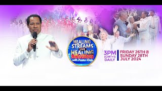 DAY 1 LIVE HEALING STREAMS LIVE HEALING SERVICE WITH PASTOR CHRIS  26TH 2024 [upl. by Halstead547]