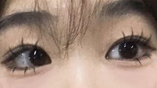 🍰large pupilsaegyo salbig iris eyeslong eyelashes★subliminal★ [upl. by Neelsaj]